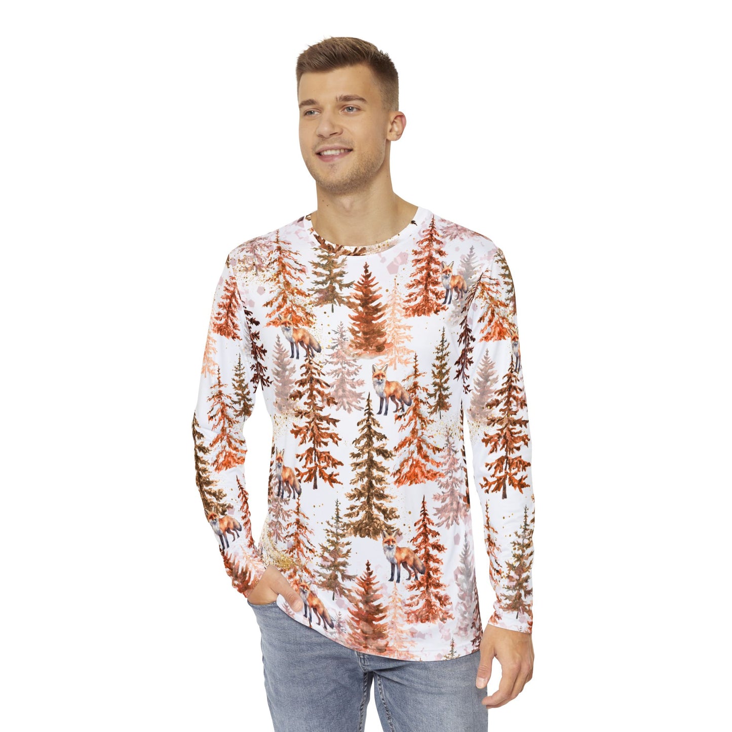Forest Fox All Over Print Men's Tee