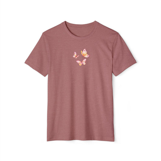 Butterfly Trio- Womens Organic Cotton T-Shirt