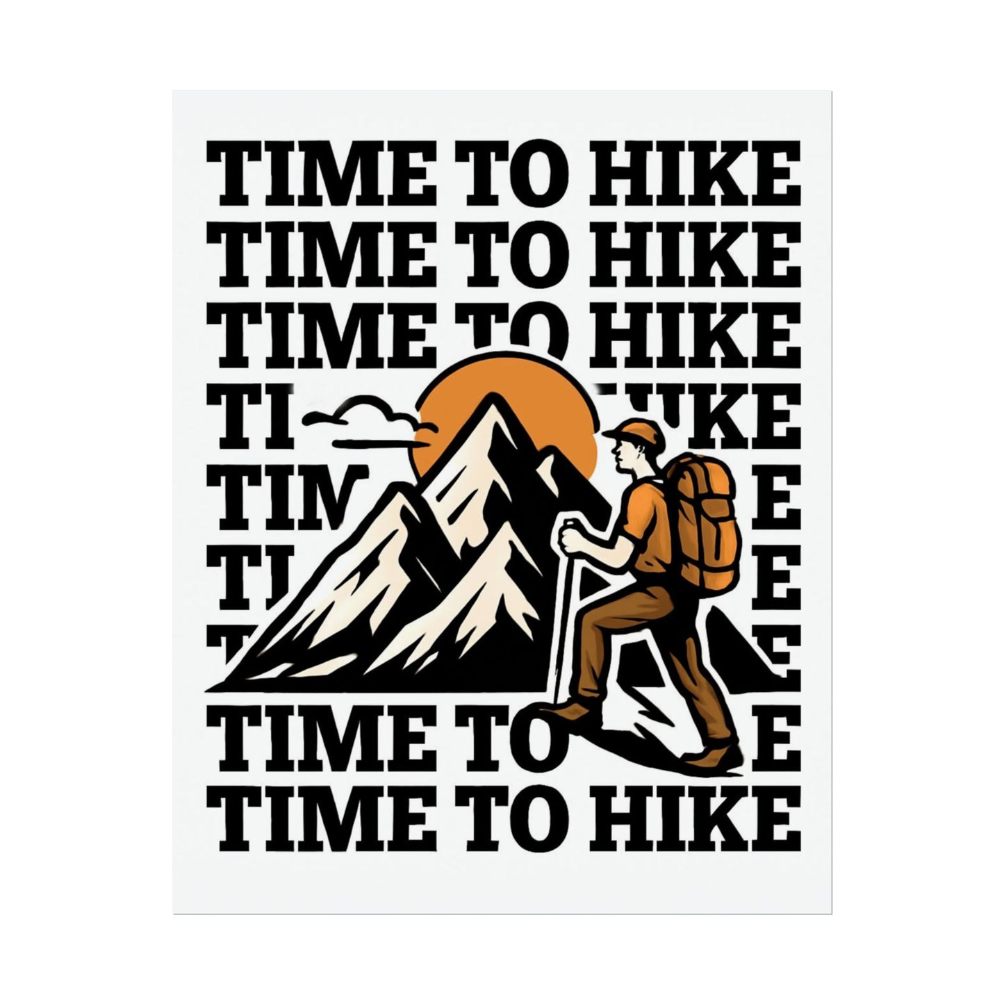 Time to Hike Poster