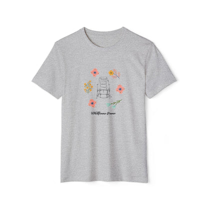 Wildflower Power Womens Organic Cotton T-Shirt