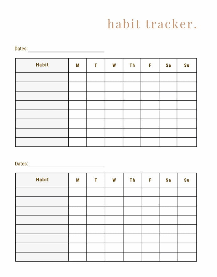 Printable-Health & Wellness Planning Workbook