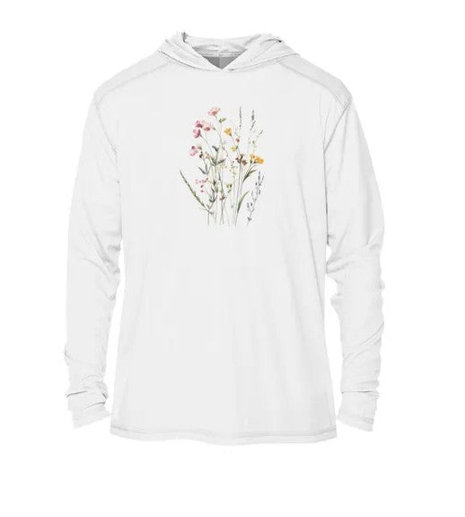 Wildflower UPF 50+ Sun Hoodie | Womens Hiking Outdoor Long Sleeve