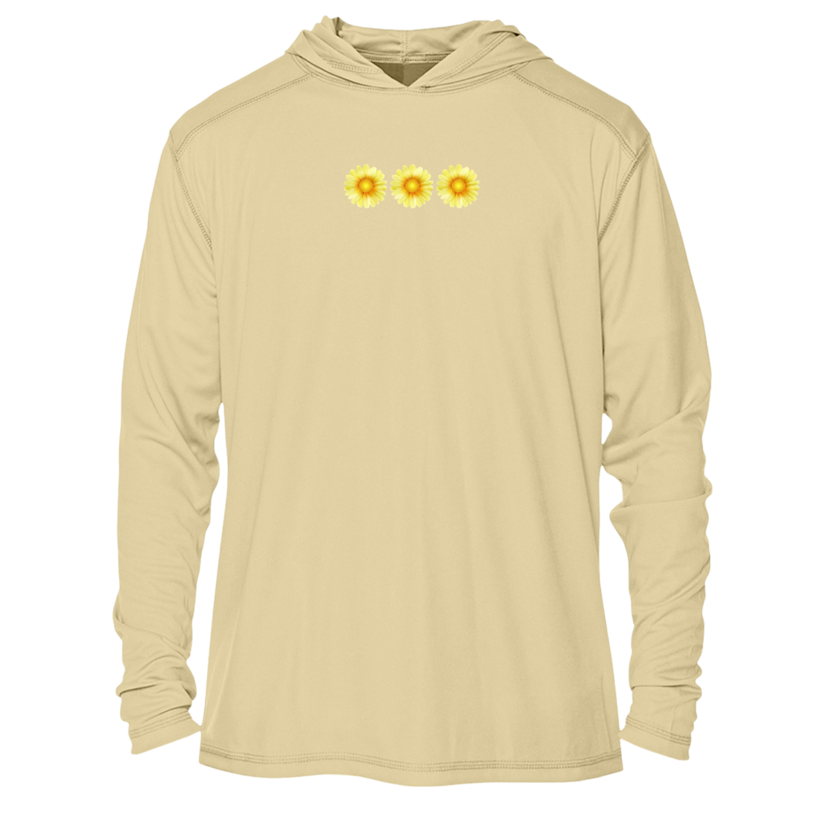 Sunflower Trio UPF 50+ Sun Hoodie | Womens Hiking Outdoor Long Sleeve