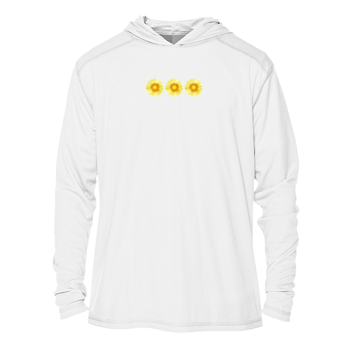 Sunflower Trio UPF 50+ Sun Hoodie | Womens Hiking Outdoor Long Sleeve