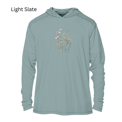 Wildflower UPF 50+ Sun Hoodie | Womens Hiking Outdoor Long Sleeve