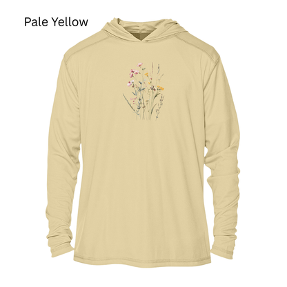 Wildflower UPF 50+ Sun Hoodie | Womens Hiking Outdoor Long Sleeve