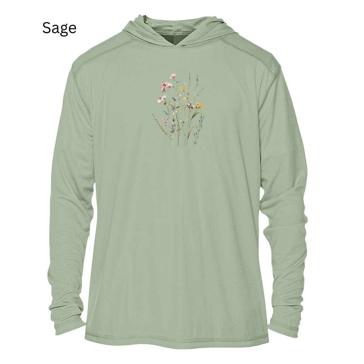 Wildflower UPF 50+ Sun Hoodie | Womens Hiking Outdoor Long Sleeve