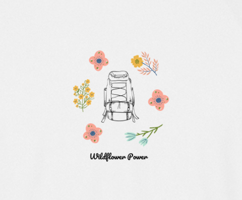 Wildflower Power Outdoor Womens UPF Hoodie