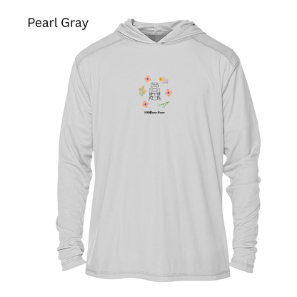 Wildflower Power Outdoor Womens UPF Hoodie
