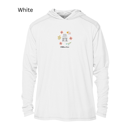Wildflower Power Outdoor Womens UPF Hoodie