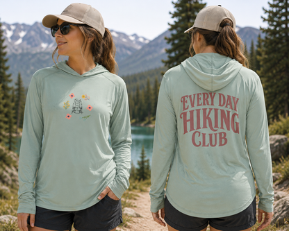 Wildflower Power Outdoor Womens UPF Hoodie