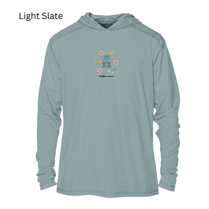 Wildflower Power Outdoor Womens UPF Hoodie