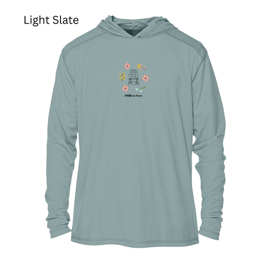 Wildflower Power Outdoor Womens UPF Hoodie