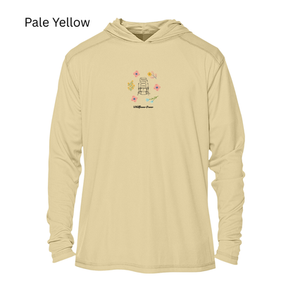 Wildflower Power Outdoor Womens UPF Hoodie