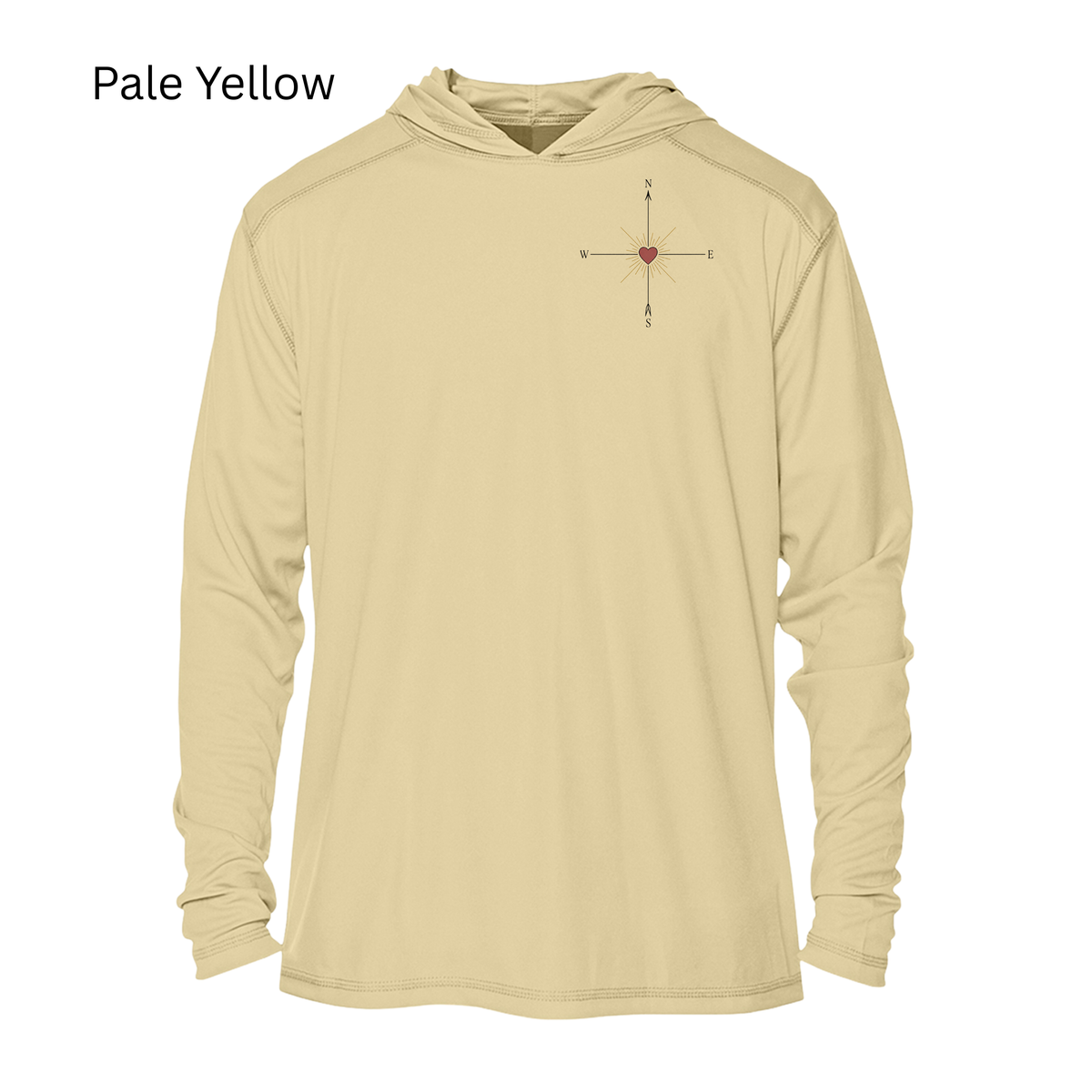 Follow Your Heart Compass UPF 50+ Sun Hoodie | Women’s Hiking Long Sleeve