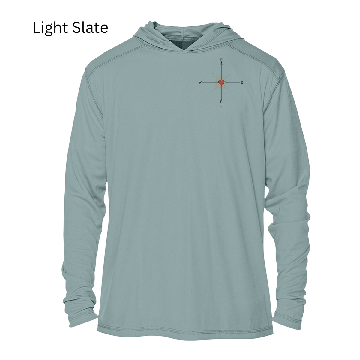 Follow Your Heart Compass UPF 50+ Sun Hoodie | Women’s Hiking Long Sleeve