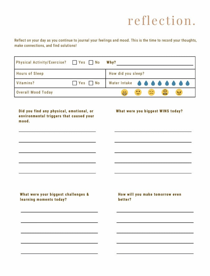 Printable-Health & Wellness Planning Workbook