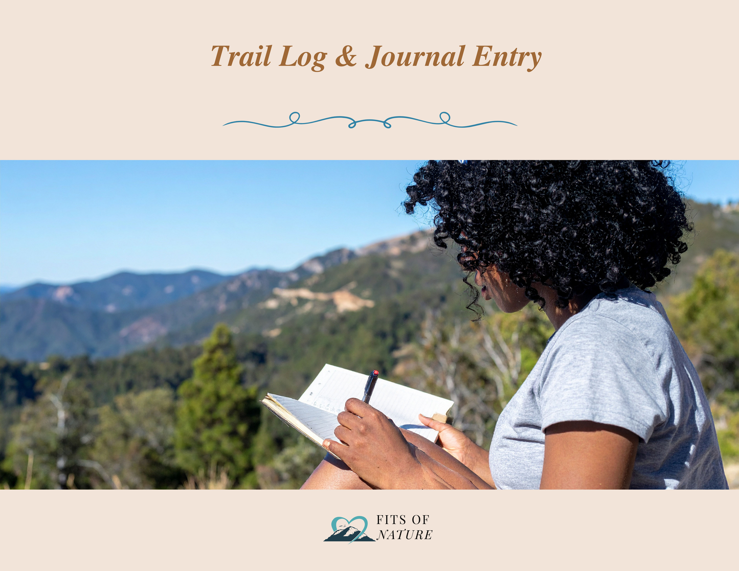 Downloadable-Trail Log & Journal Entry Template