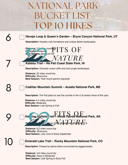 Download-Top 10 National Park Bucket List