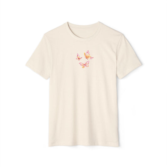 Butterfly Trio- Womens Organic Cotton T-Shirt
