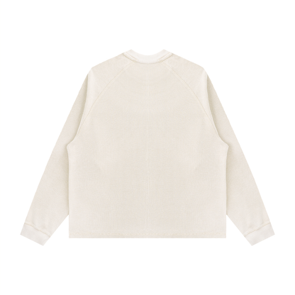 Trail Essential Waffle Crew | Lightweight Outdoor Sweatshirt