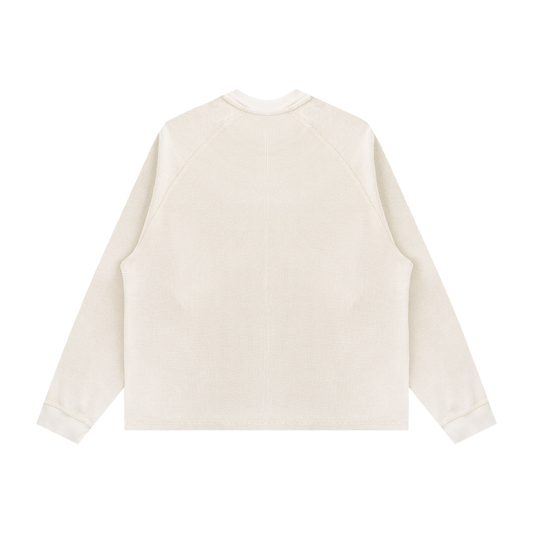 Trail Essential Waffle Crew | Lightweight Outdoor Sweatshirt