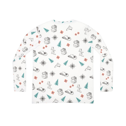 Hiking Gear All Over Print Women's Long Sleeve