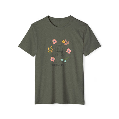 Wildflower Power Womens Organic Cotton T-Shirt