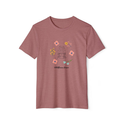 Wildflower Power Womens Organic Cotton T-Shirt