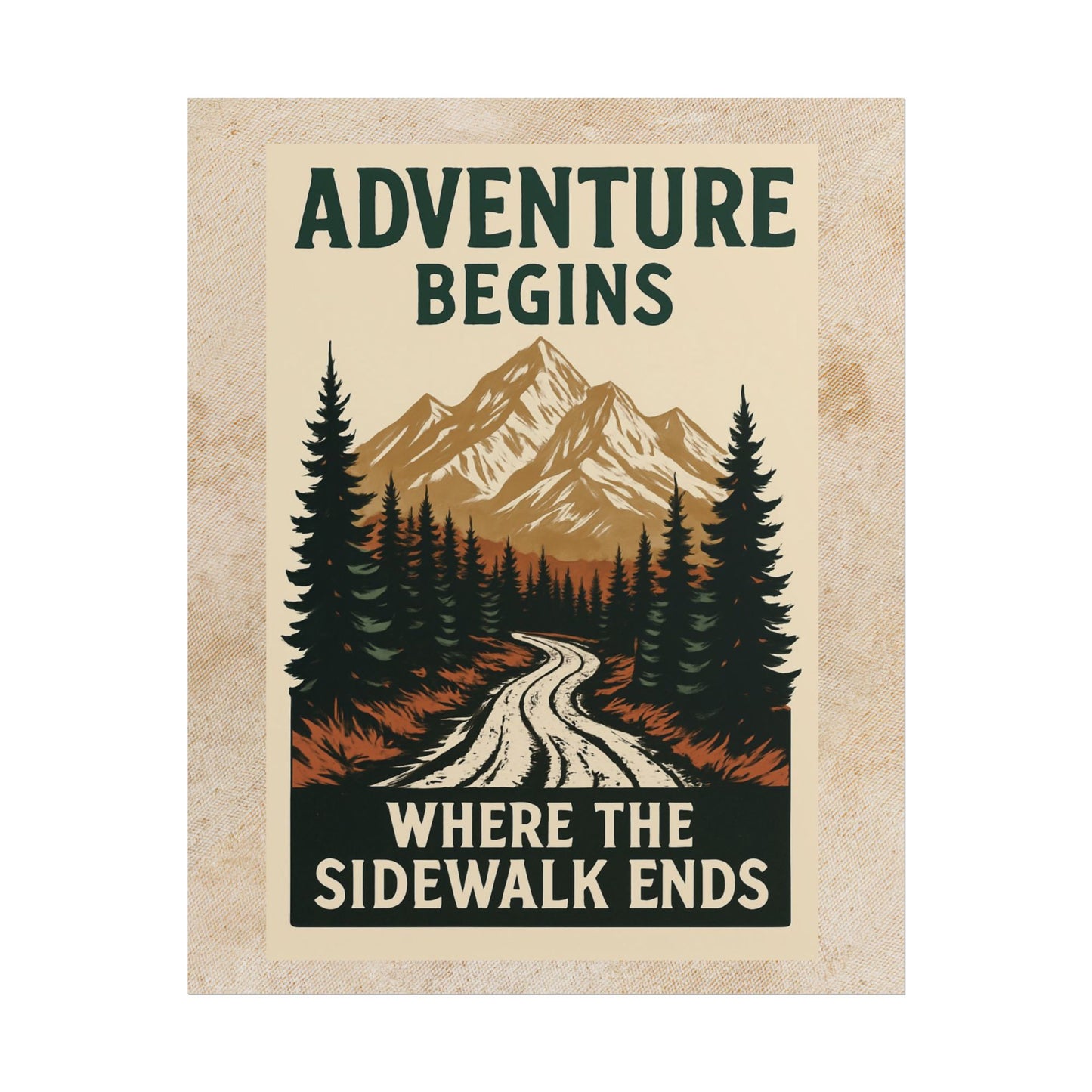 Adventure Begins Poster