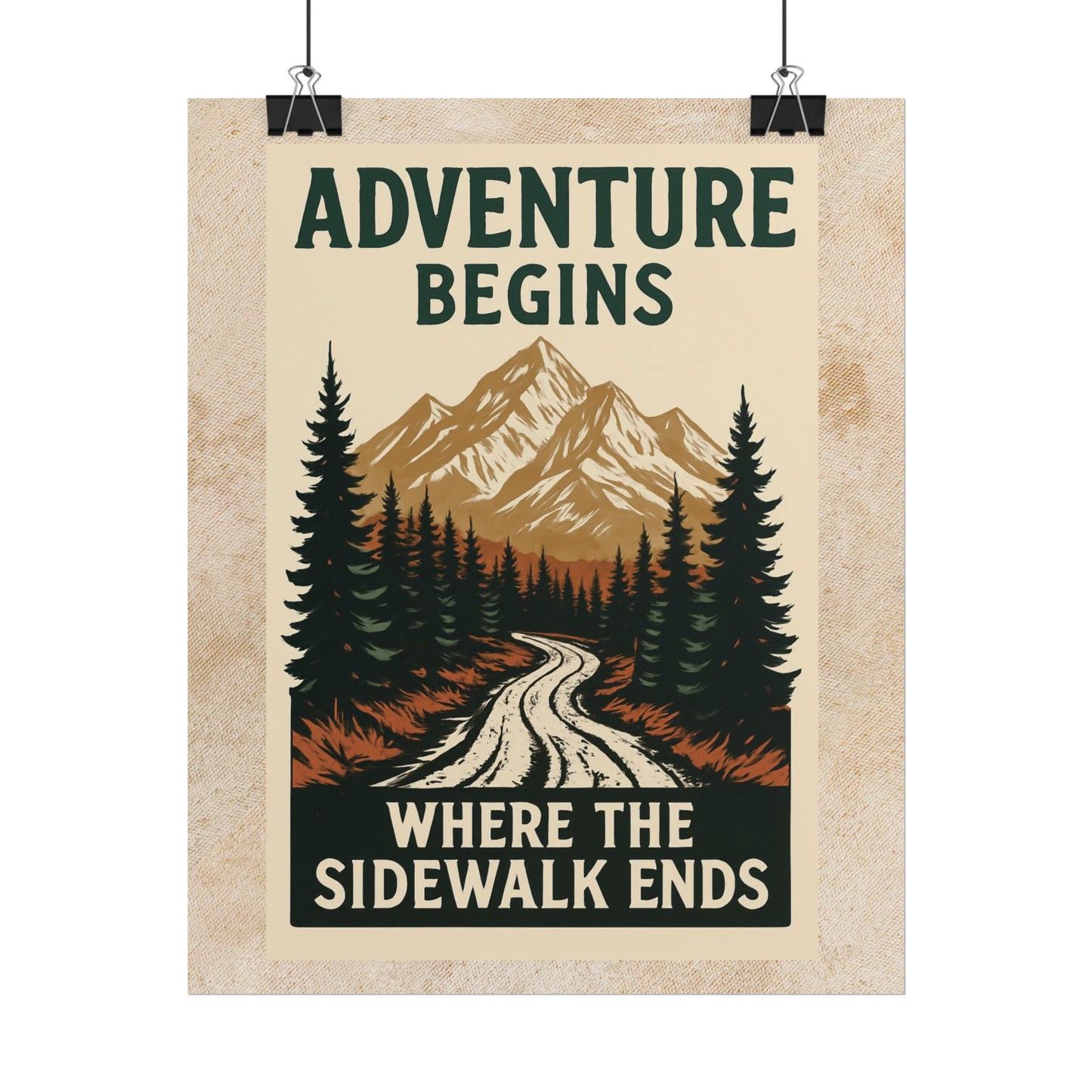 Adventure Begins Poster