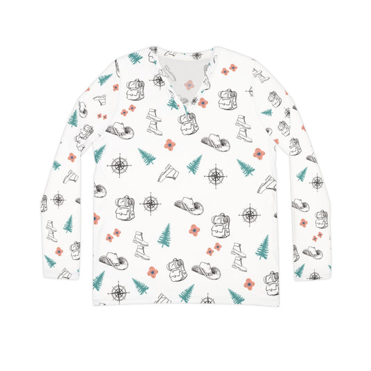 Hiking Gear All Over Print Women's Long Sleeve