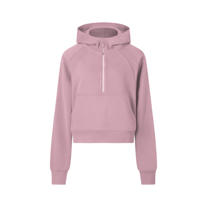 Trail Fit Essentials Quarter-Zip Hoodie | Women's Premium Outdoor Pullover
