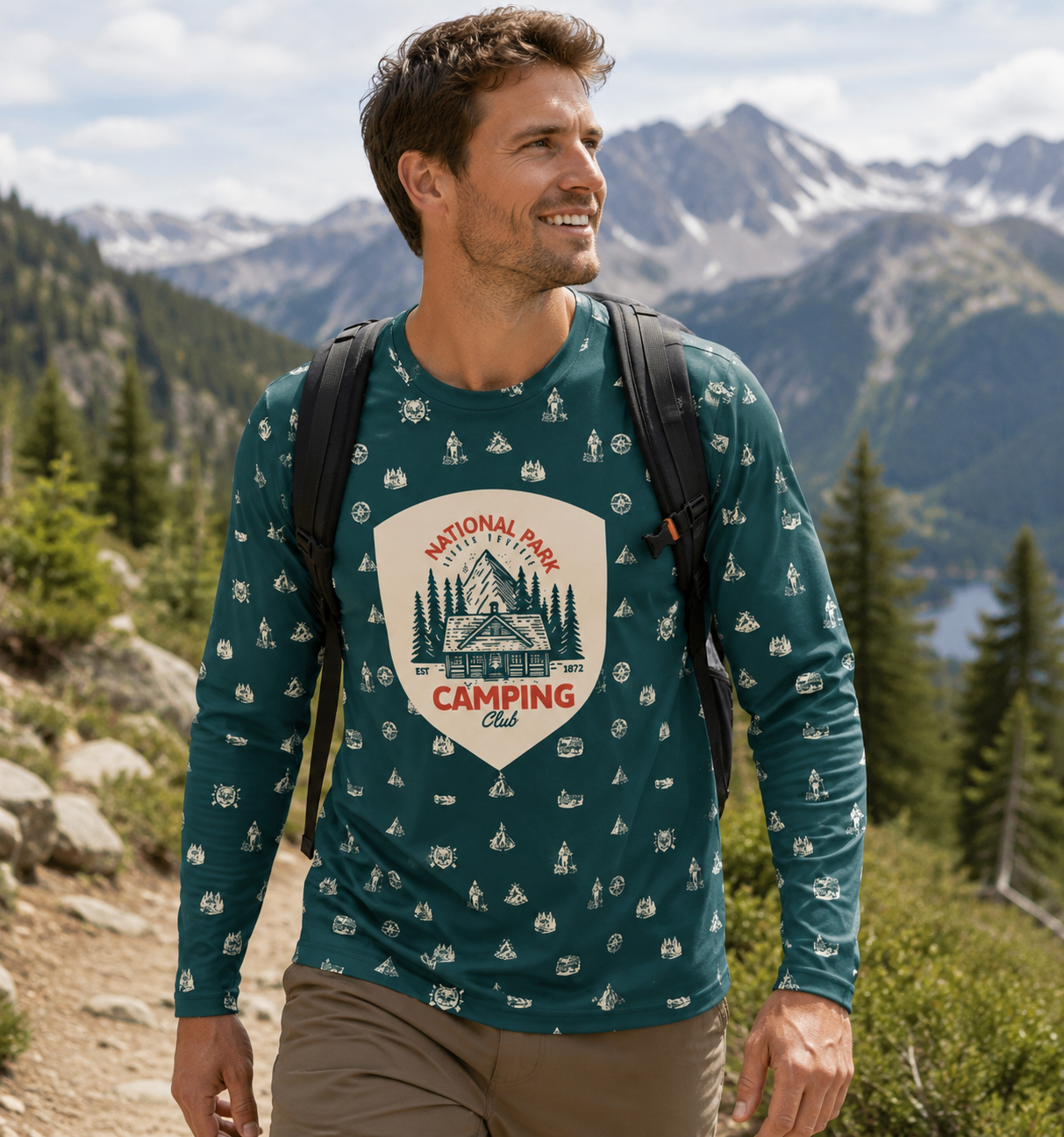 National Park Camping Club long sleeve shirt