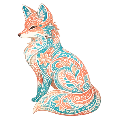 Boho Paisley Fox Women’s T-Shirt