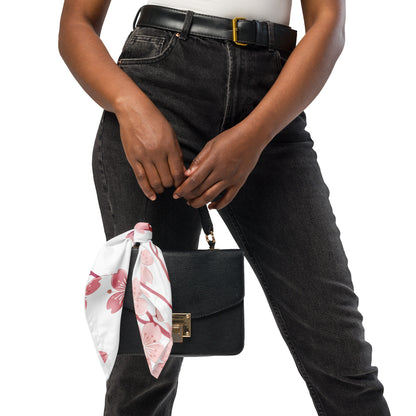 Cherry Blossom Bandana | Lightweight Floral Neck Scarf