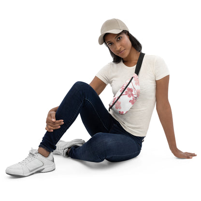 Cherry Blossom Belt Bag | Floral Fanny Pack for Women
