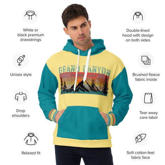 Grand Canyon National Park All Over Print Hoodie