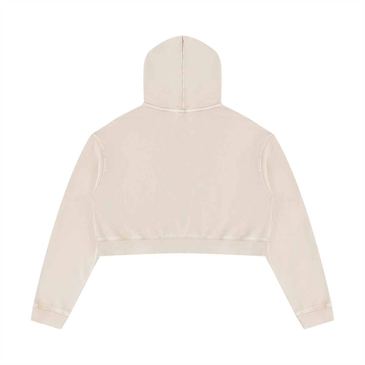 Trail Fit Essentials Vintage Wash Cropped Hoodie | Women's Heavyweight Cotton Pullover