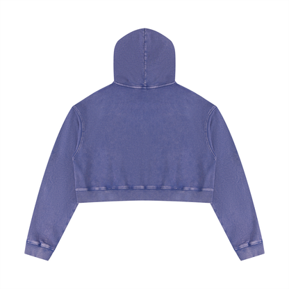 Trail Essential Vintage Wash Cropped Hoodie | Women's Heavyweight Cotton Pullover