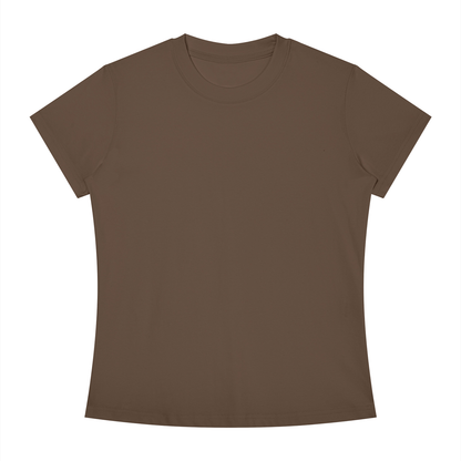 Trail Fit Essentials Classic Tee | Women's Premium Cotton Crewneck T-Shirt