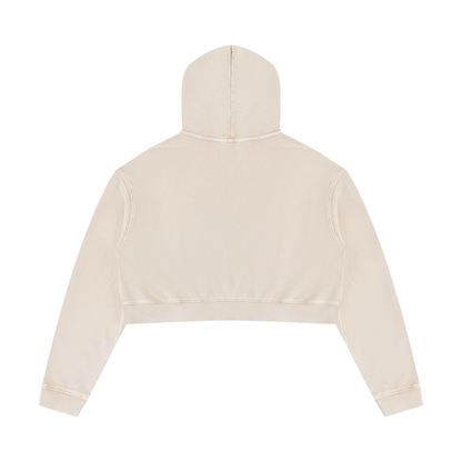Trail Essential Vintage Wash Cropped Hoodie | Women's Heavyweight Cotton Pullover