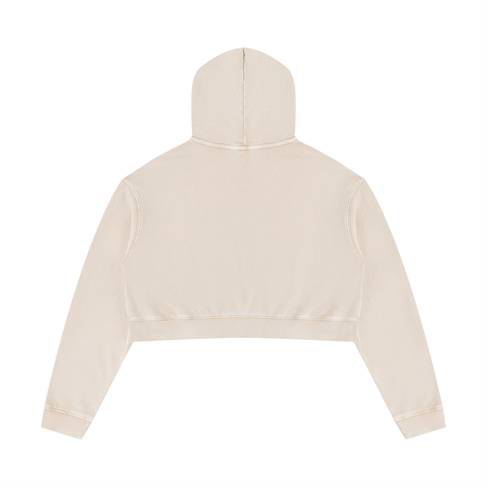 Trail Essential Vintage Wash Cropped Hoodie | Women's Heavyweight Cotton Pullover