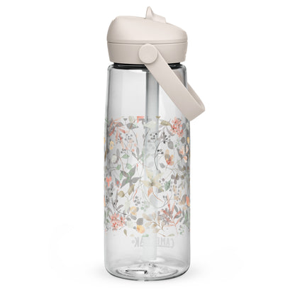 Floral All-Over Print Water Bottle | Nature-Inspired Hydration Bottle