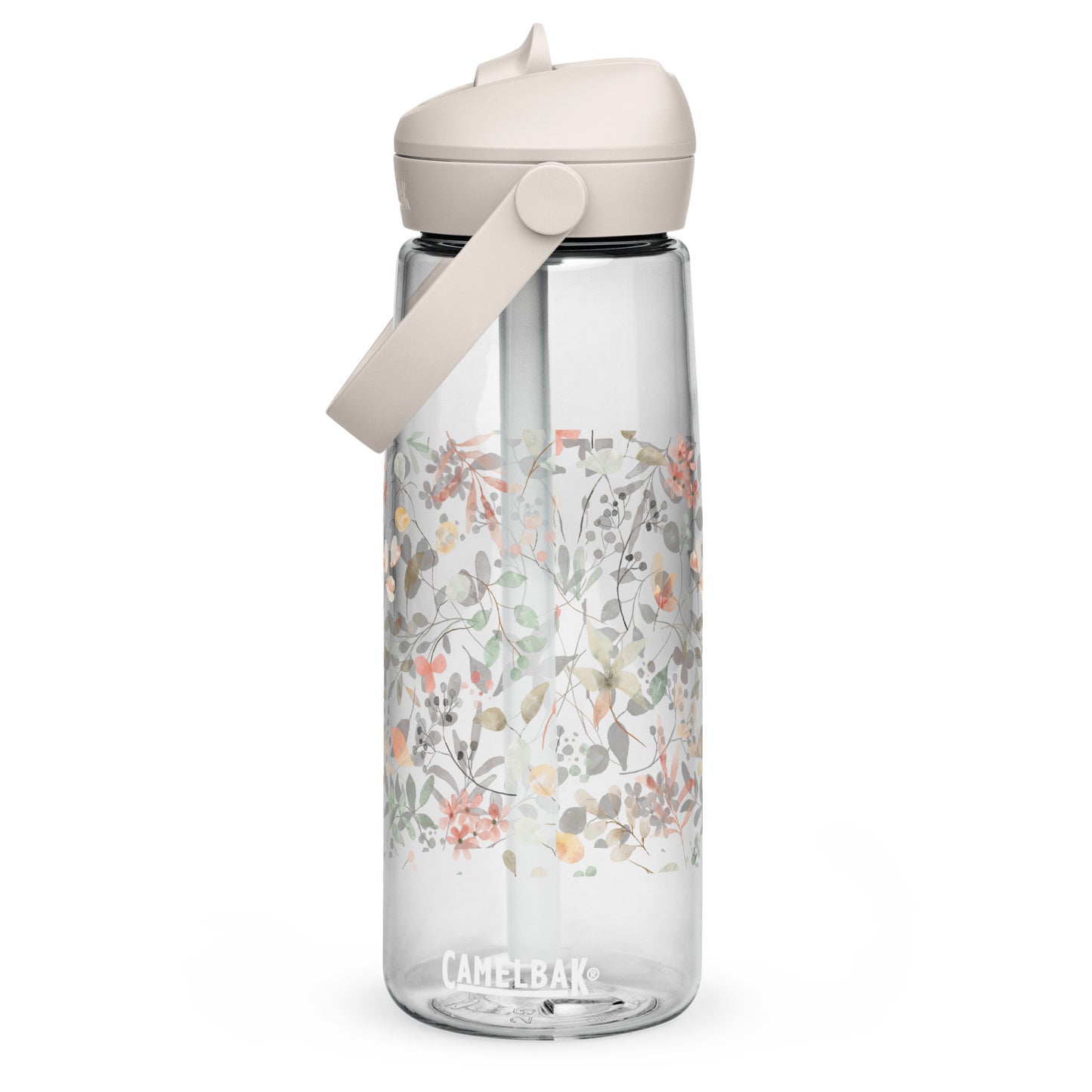 Floral All-Over Print Water Bottle | Nature-Inspired Hydration Bottle