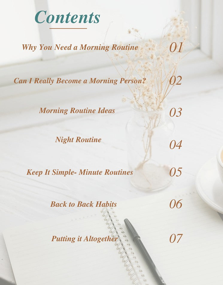 Guide to a Morning Routine for Health & Wellness