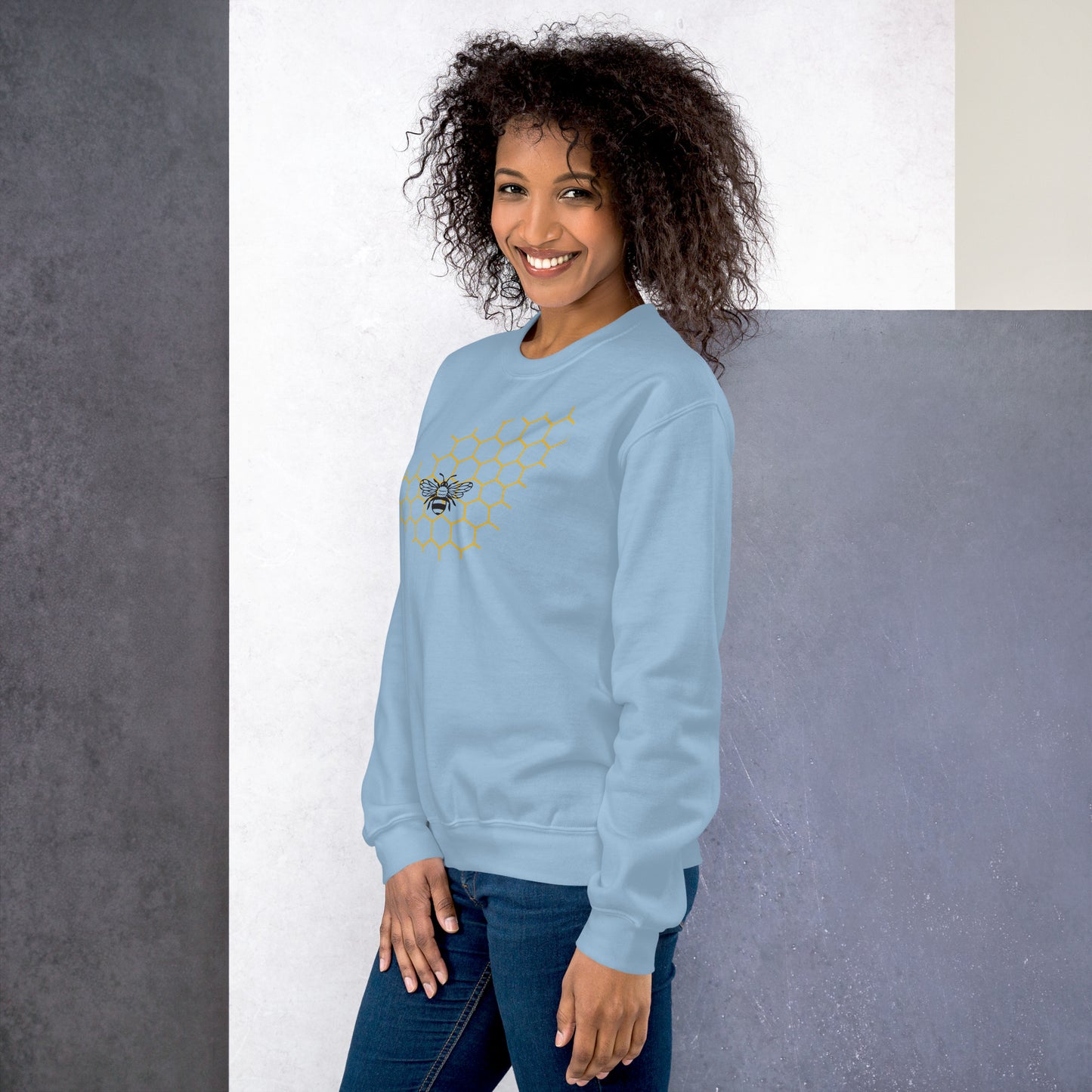 Bee Hexagon Women's Sweatshirt