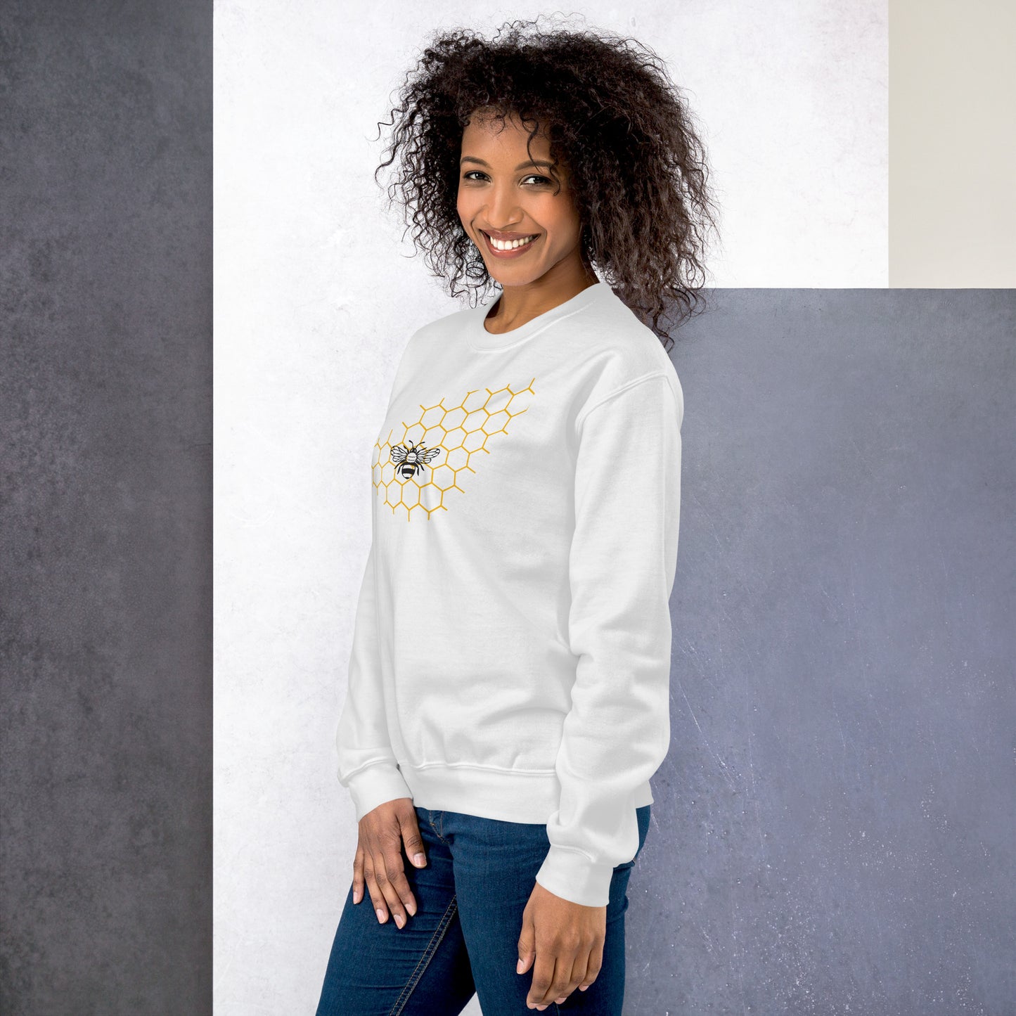 Bee Hexagon Women's Sweatshirt