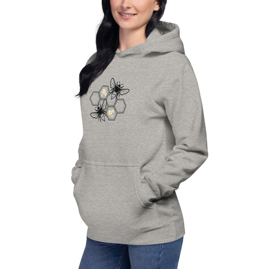 Two Bees & a Hexagon Women's Sweatshirt